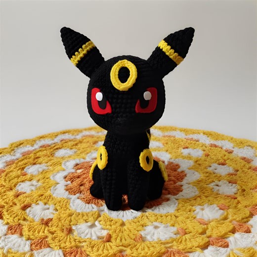 Chibi Umbreon Pokemon Crochet Pattern - Children Toy | DIY - Etsy