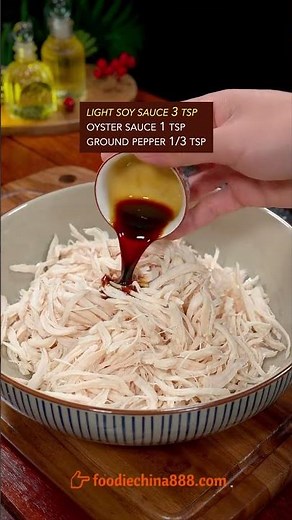 EASY CHINESE CHICKEN FLOSS RECIPE #recipe #cooking #chinesefood #chickenrecipe #spicyfood