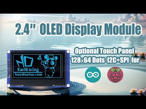 2.4 inch Blue Arduino,Raspberry Pi OLED Display Module 128x64 SPI I2C