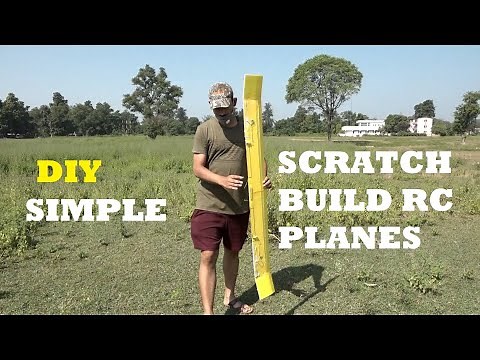 Homemade scratch build RC planes flying | DIY slow flyer | Best for beginners