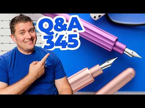 The Diplomat Excellence Fountain Pen Spotlight + The Best Waterproof Ink | Goulet Q&A Ep. 345