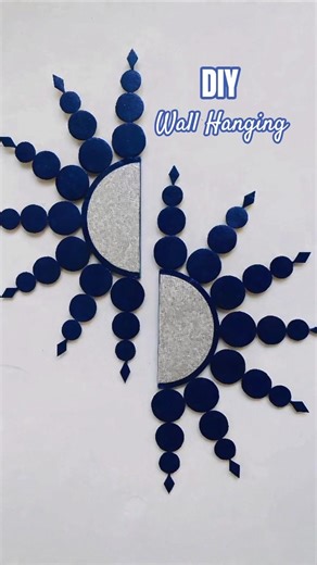 😱Easy wall hanging craft ideas/cardboard wall hanging ideas#shorts #wallhanging #diy #cardboardcraft