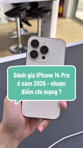 Đánh giá iPhone 14 Pro ở năm 2026 - nhược điểm chí mạng ? #iphone #iphone14pro #14pro #topmaxstore #dienthoai