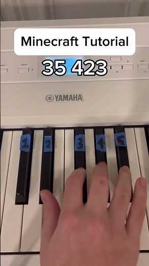 Minecraft Tutorial Easy #piano #pianotutorial #easy #minecraft