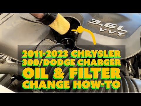 2011-2024Chrysler 300/Dodge Charger 3.6L Oil Change How To