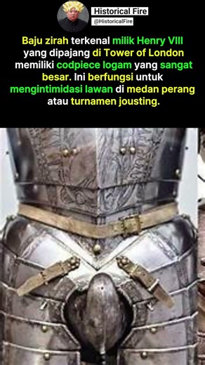 Baju Zirah Henry VIII #education #history