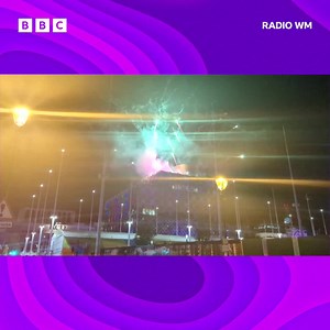 Fireworks on top of Birmingham library! 🎆 The opening ceremony was spectacular! | BBC Wolverhampton & Black Country
