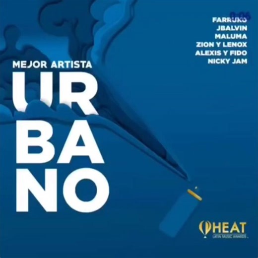 HTV Nominados Mejor Artista Urbano (2017)