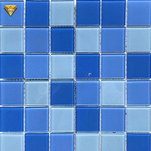 [Hot Item] Outdoor Aqua Green White Blue Iridescent Crystal Glass Swimming Pool Mosaic Tile