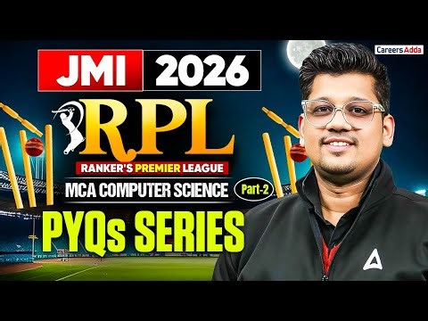 JMI 2026 MCA PYQs Series | Computer Science | Ranker’s Premier League
