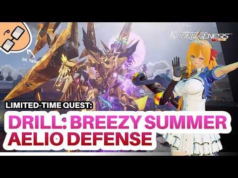 [PSO2:NGS] Limited Timed Quest: Drill: Breezy Summer Aelio Defense | Indonesia