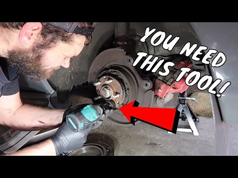 Easy Subaru WRX Rear Wheel Stud Replacement! Use This AWESOME Tool!