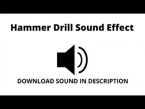 Hammer Drill Sound Effect