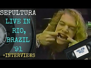 Sepultura Live in Rio Brazil January 23 1991 with Interview