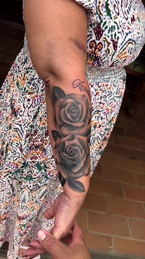 Rose Cover-Up Tattoo Transformation