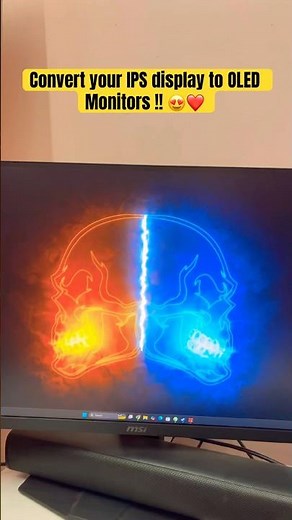 Convert your IPS display To OLED monitor ! Gaming monitor settings