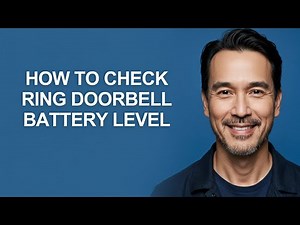 How To Check Ring Doorbell Battery Level - KevinHowTo