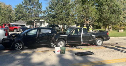 Police: Driver hits vehicles stopped behind Saginaw Township bus