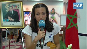 Etre championne d'Afrique à 18 ans me fait plaisir tout autant qu'au peuple marocain (Rhizlane Siba