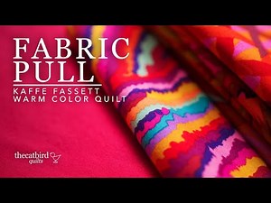 Fabric Pull - Kaffe Fassett and Thrifted Fabric