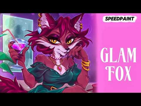 Furry Fox Speedpaint | Silent Timelapse