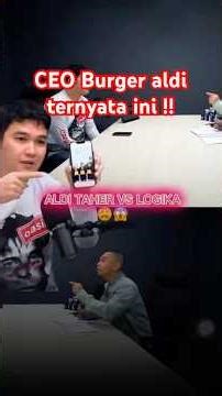 CEO Burger Aldi Taher ternyata ini 😩😓😂 #podcast #podcastclips #radityadika