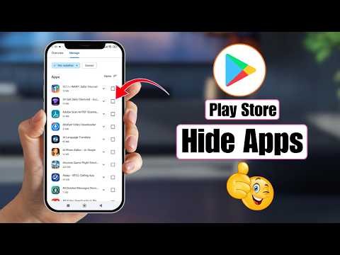 How to Hide Apps in Play Store