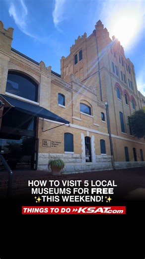 💸Looking for low-cost things to do this weekend? Preferably indoors??? 💡KSAT has a bunch of ideas in the ‘THINGS TO DO’ section on KSAT.com. Including local museums and cultural attractions offering free admission ALL WEEKEND! | KSAT 12 & KSAT.com