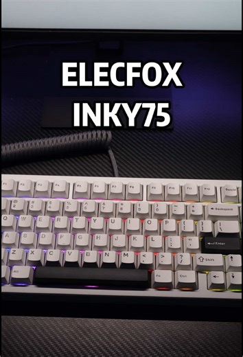 INKY75 Almost White Unboxing. #elecfox #inky75 #keyboards #elecfoxkeyboard #creamykeyboards #customkeyboard #keebs #mechanicalkeyboard