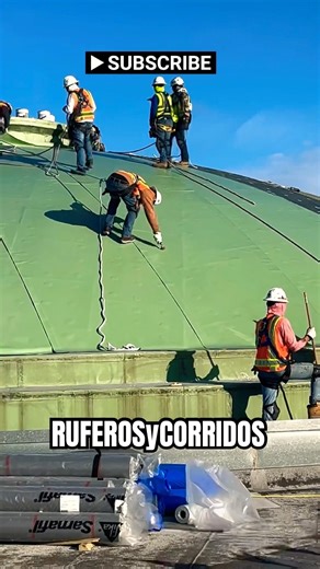 Dome roof pvc #ruferosycorridos #subscribe #commercialroofing #subscribe #construction #construccion