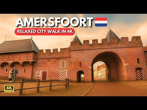 AMERSFOORT, Netherlands Walking Tour 🇳🇱 | 4K City Walk from Koppelpoort to Canals
