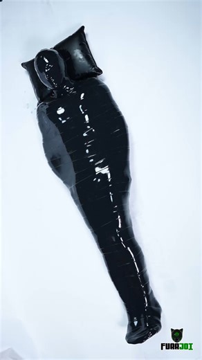 FURRJOI on Instagram: "Wrapped completely in silicone. Our newest mummy sleepsack is coming soon. #furrjoi #silicone #sleepsack #bdsm"