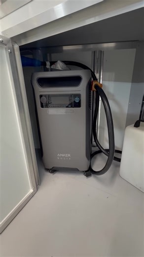 This celltech trailer can be powered by a Cummins generator or a battery box