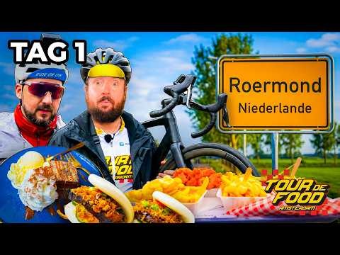 Das GROßE RADELN BEGINNT und wir FRESSEN uns bis ROERMOND I TAG 1 TOUR DE FOOD