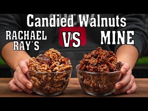 Candied Walnuts Showdown - My Spiced Baked Walnuts With Honey Vs Rachael Ray’s Candied Walnuts