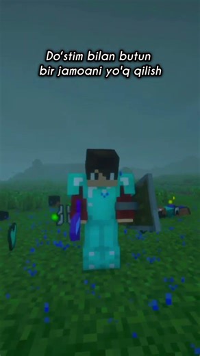 Doʻstim bilan butun bir jamoani yo'q qilish #minecraft #reker #abc5
