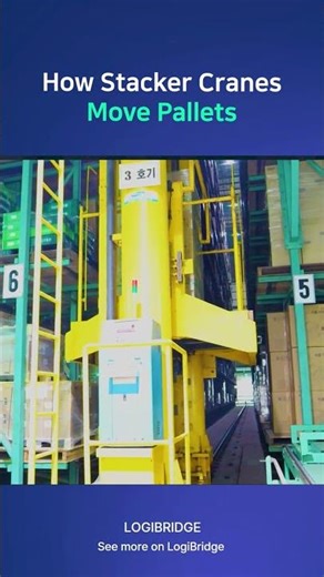 Inside an AS/RS Warehouse: How Stacker Cranes Move Pallets