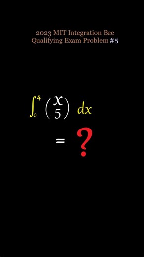 How to solve an integral involving a binomial coefficient(2023 MIT Integration Bee)?