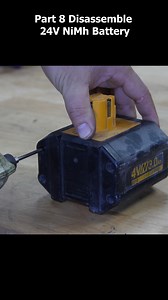 Part 8 Disassemble 24V NiMh Battery of Vintage Hammer Drill Refresh and Rebuild New Battery #gearshow #repair #restoration #reelsfb | Gear Show