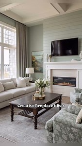 Our fireplaces don’t always have to be brick or wood mantle. You could look at ideas like adding shiplap walls, painting the brick, adding storage for the wood or using glossy tiles on the chimney breast. Which is your favourite? #fireplace #fireplaces #fireplacemantel #fireplacemakeover #fireplacedecor #interiordesign | Melanie Jade Design