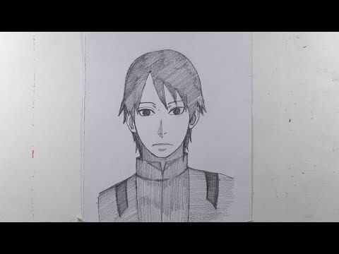 How To Draw Sai, Sai Drawing Step By Step, Easy Anime Drawing,
