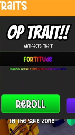 Getting INSANE Trait on SECRET Artifact! 🔥 #animefightingsimulatorendless