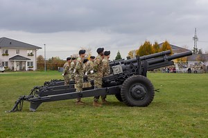 U.S. Army Europe and Africa reactivated the 56th Artillery Command on Garrison Wiesbaden with honors provided by 529th Military Police Company - Honor Guard, Nov. 8, 2021. Originally activated as a brigade in 1942, the unit went on to earn decorations for its service across multiple campaigns throughout Europe. Eventually it was deactivated at the close of the Cold War in 1991. Going forward, The 56th Artillery Command will oversee planning and coordination for the employment of multi-domain fir