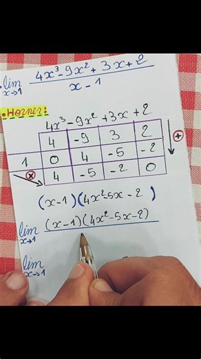 Bentaleb Nasreddine | Les limites Méthode de Horner #maroc #astuce #2bac | Instagram
