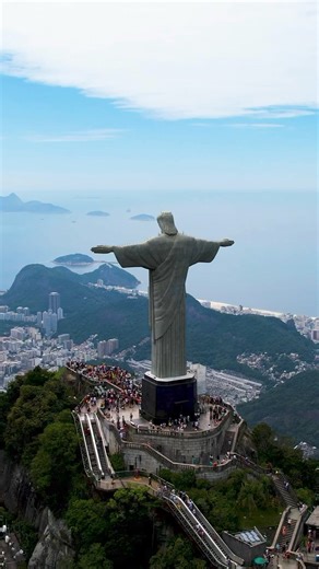 6.4K views · 254 reactions | Christ the Redeemer statue is the largest Art Deco design ever built in the history of the world. The statue portrays Jesus with arms open, symbolizing welcome and peace. Its construction was proposed in 1850 by priest Pedro Mario in honor of Emperor Pedro II's daughter, Princess Isabel. | zelletravel | Facebook