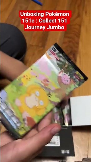 Pokémon 151C: Collect 151 Journey Jumbo Unboxing #pokemoncards #pokemontcg