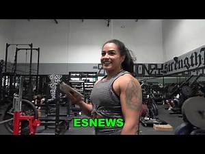 Top Female Weigh Lifter In World Pushing Kilos EsNews Boxing
