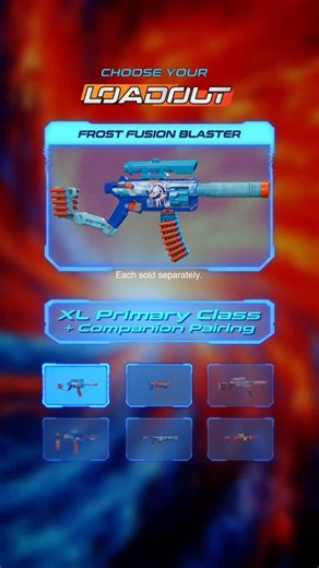 Nerf | XL PRIMARY CLASS on ICE 🥶 Check out the Nerf Loadout Frostfusion & Flarefusion blasters on Amazon | Instagram