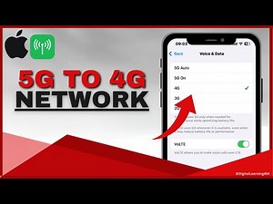 How to Switch From 5G to 4G Network On iPhone