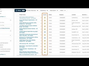 Receiving Invitations and Adding Jobs in Bid Center